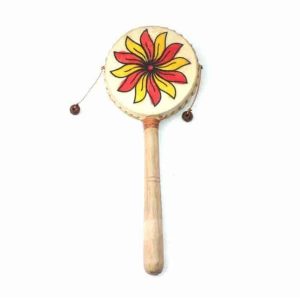 Damaru Drum with Handle