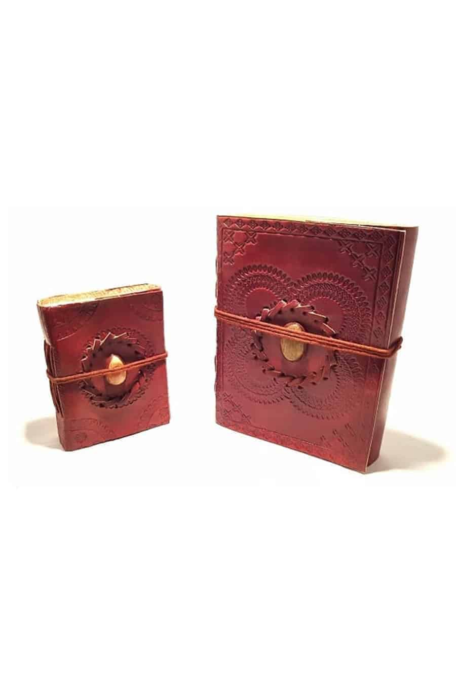Leather Notebook with stone - Image 2