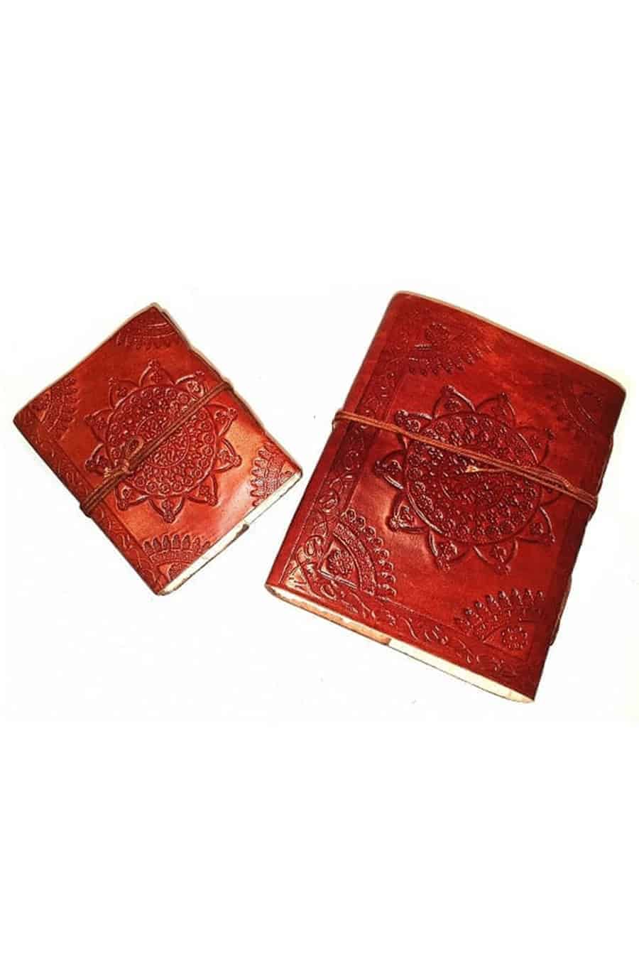 Leather Notebook with stone - Image 3