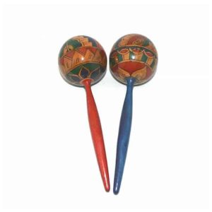 Painted Wooden Maraca