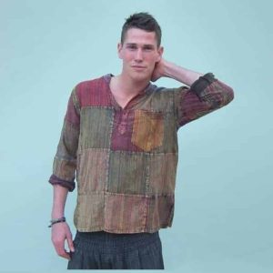 Patchwork Cotton Shirt