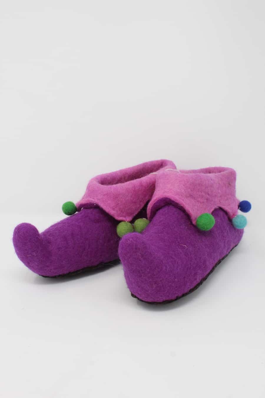 Adult Felt Slippers - Jester - Image 5