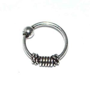 Silver Detailed Nose Rings