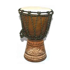 Djembe Drum with Timorese Carving (various sizes)