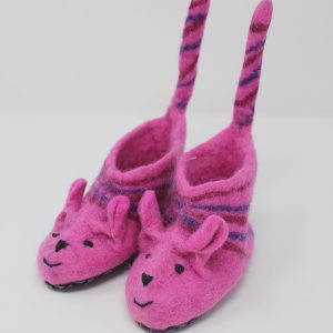 Kids Felt Slippers - Mouse