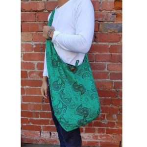 Patterned Gandhi Bag