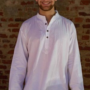 Embroidered Cotton Shirt