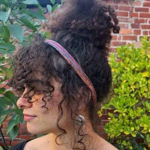 Narrow cotton headband