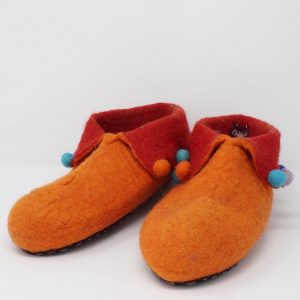 Adult Felt Slippers - Round