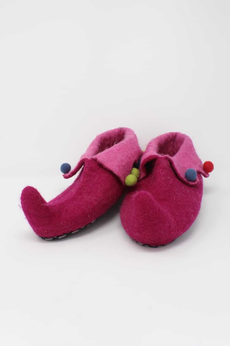 Kids Felt Slippers - Jester - Image 4