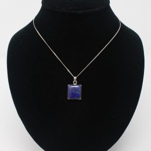Lapis Lazuli Square Pendant