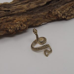 Brass Snake Ring