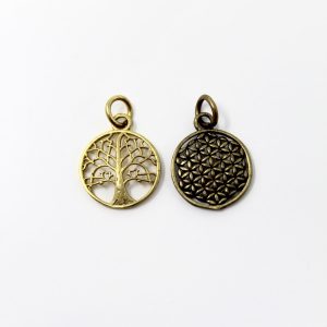Brass Tree of Life Pendant
