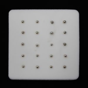 Silver Ball Nose Pin