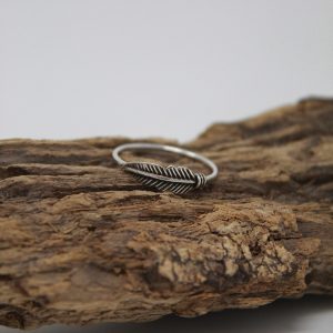 Sterling Silver Feather Ring