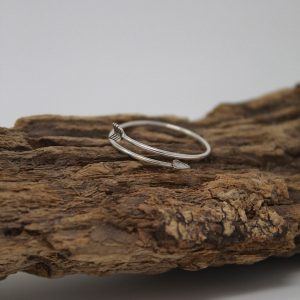 Sterling Silver Arrow Ring