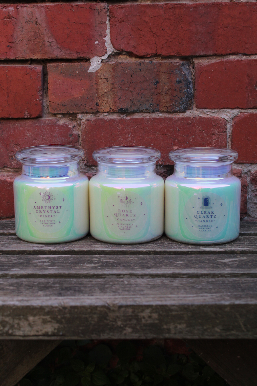 Crystal Infused Soy Wax Candles - Image 2