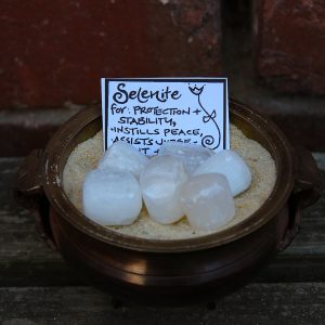 Selenite Tumble Stone