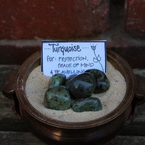African Turquoise Tumble Stone