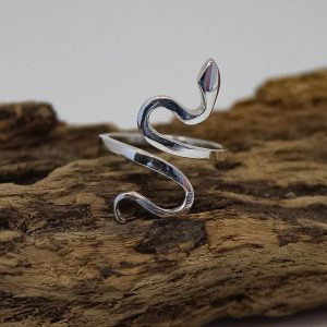 Sterling Silver Snake Ring